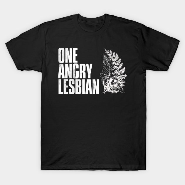 One Angry Lesbian | The Last of Us Part II Meme T-Shirt by threadbaregaming